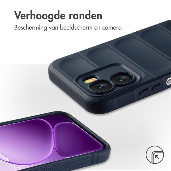 imoshion EasyGrip Backcover Oppo A6x (4G/5G) - Donkerblauw