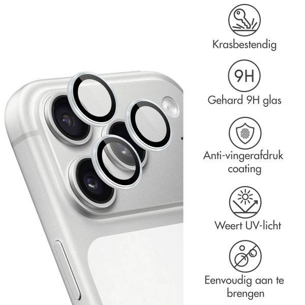 imoshion 2 Pack Camera lens protector Apple iPhone 17 Pro / 17 Pro Max - Silver