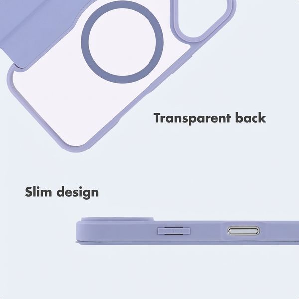 imoshion Transparent Bookcase with MagSafe Apple iPhone 17 - Lilac