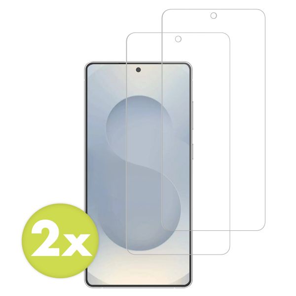 Accezz Gehard Glas Screenprotector 2-pack Samsung Galaxy S25 Edge