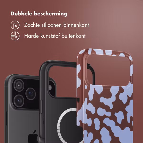 Selencia Vivid Backcover met MagSafe Apple iPhone 17 Pro - Moo'd Lavender Glow