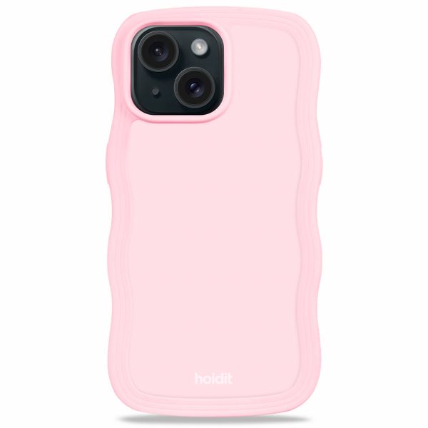 Holdit Wavy Case iPhone 13/14/15 - Pink