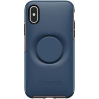 OtterBox Otter + Pop Symmetry Backcover iPhone Xs / X - Blauw