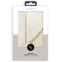 Selencia Uitneembare Slang Clutch Samsung Galaxy S10 - Wit