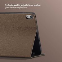 Selencia Riva Bookcase Apple iPad Air 11 inch (2026) M4 / (2025) M3 / (2024) M2 / Air 5 (2022) / Air 4 (2020) - Mocha Brown