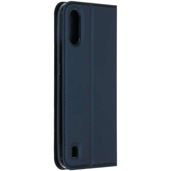 Dux Ducis Slim Softcase Bookcase Samsung Galaxy A01 - Blauw
