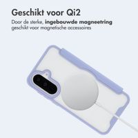 imoshion Transparante Bookcase met MagSafe Samsung Galaxy A37 (5G) - Lila