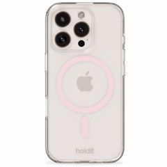Holdit MagSafe Case Apple iPhone 16 Pro - Transparent / Pink