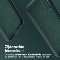 Accezz MagSafe Leather Backcover Samsung Galaxy A36 / A56 - Cedar Green