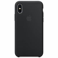 Apple Silicone Backcover iPhone X - Black