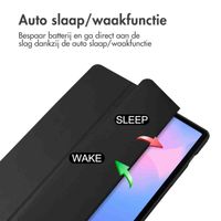 imoshion Trifold Hardcase Bookcase Samsung Galaxy Tab S10 FE Plus - Zwart