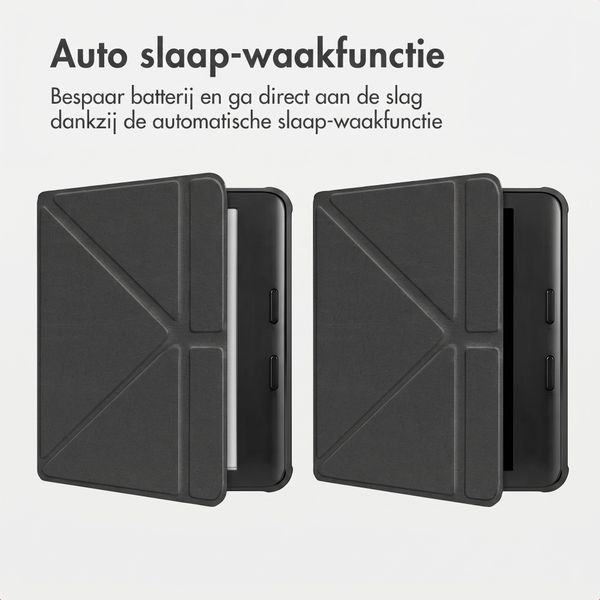 imoshion Vouwbare Bookcase Kobo Libra Colour - Zwart