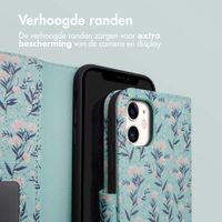 imoshion Design Bookcase iPhone 11 - Blue Flowers