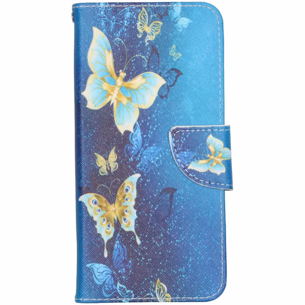 Design Softcase Bookcase Samsung Galaxy Note 20 - Vlinders