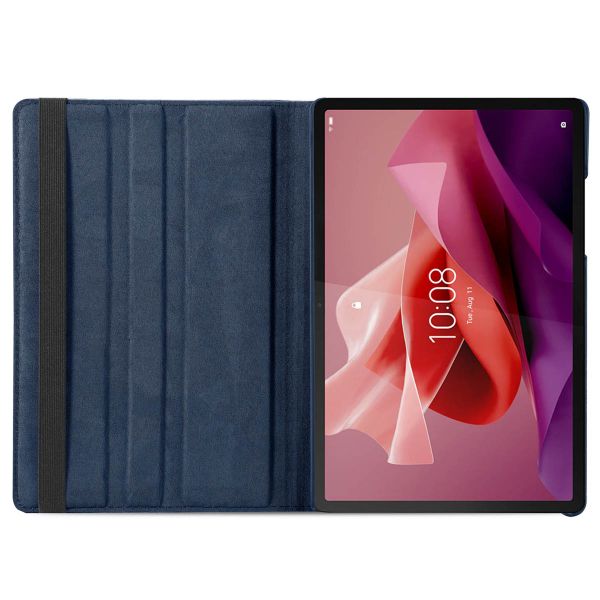 imoshion 360° draaibare Bookcase voor de Lenovo Tab P12 - Donkerblauw