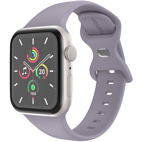 imoshion Siliconen⁺ bandje Apple Watch Series 1 t/m 10 / SE / Ultra (2) (44/45/46/49 mm) - Lavender - Maat M/L