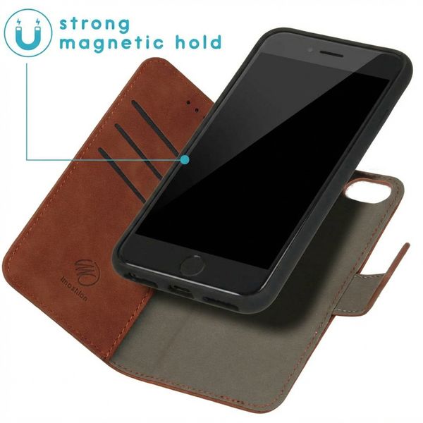 imoshion Uitneembare 2-in-1 Luxe Bookcase Apple iPhone SE (2020/2022) / 8 / 7 - Bruin
