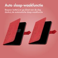 imoshion Mandala Bookcase Apple iPad 11 (2025) 11 inch A16 / iPad 10 (2022) 10.9 inch - Rood