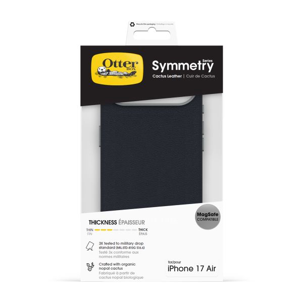 OtterBox Symmetry Cactus leren Backcover met MagSafe Apple iPhone Air - Riverside Blue