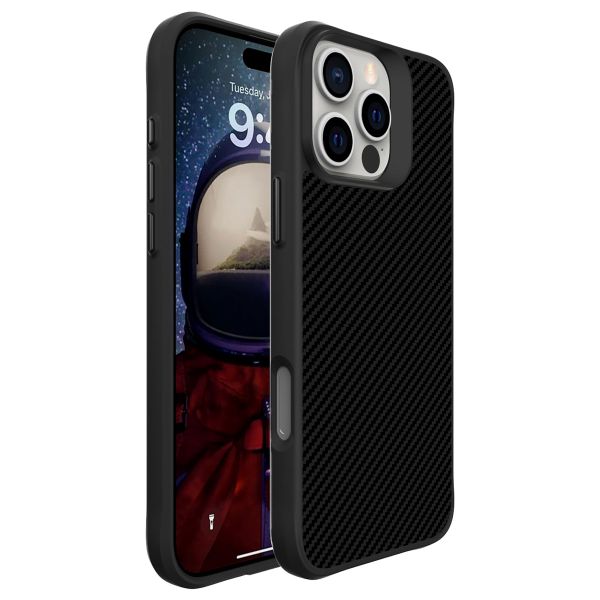 imoshion Rugged Hybrid Carbon Case iPhone 16 Pro - Zwart