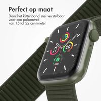 imoshion Nylon bandje Apple Watch Series 1 t/m 9 / SE (38/40/41 mm) | Series 10 / 11 (42 mm) - Army Green