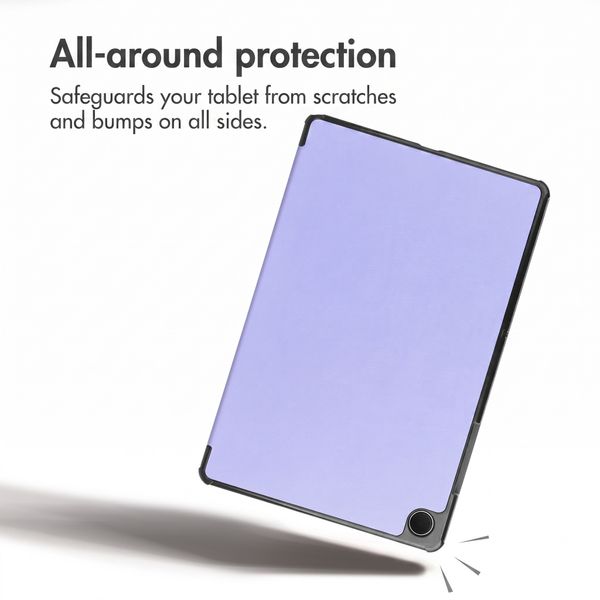 imoshion Trifold Book Case Samsung Galaxy Tab A11 Plus - Lilac