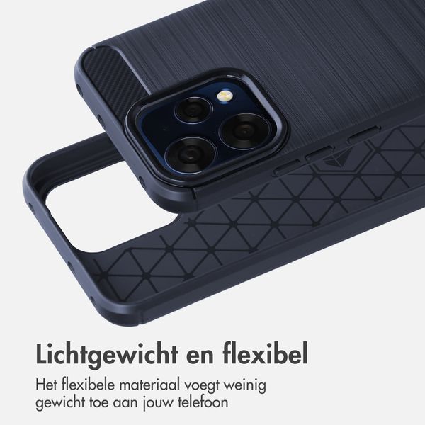 imoshion Brushed Backcover Oppo Reno15 F (5G) - Donkerblauw