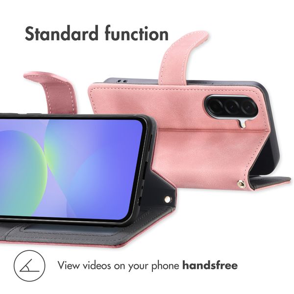 imoshion Bookcase with Strap Samsung Galaxy A37 (5G) - Pink