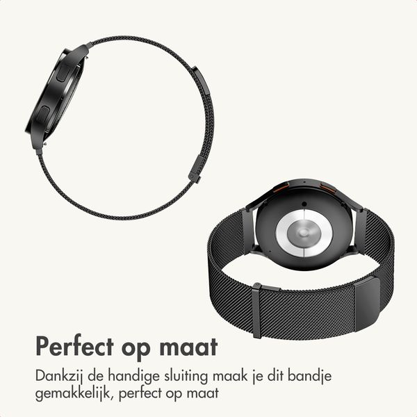 imoshion Milanees magnetisch bandje  - Universeel 18 mm aansluiting - Zwart