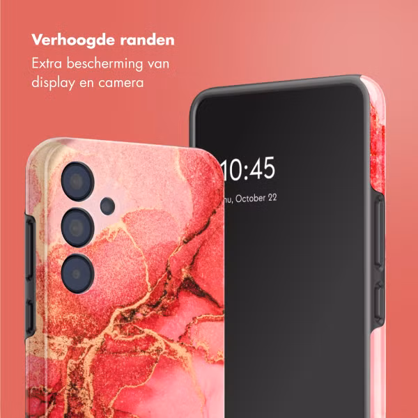 Selencia Vivid Tough Backcover Samsung Galaxy A35 - Rosy Marble