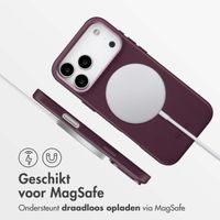 Accezz MagSafe Leather Backcover Apple iPhone 17 Pro Max - Heath Purple