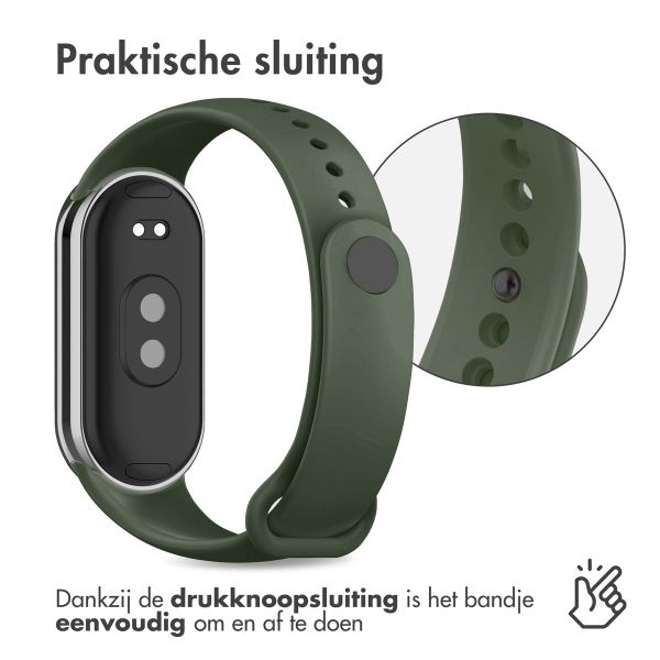 imoshion Siliconen bandje Xiaomi Smart Band 8 / 9 - Donkergroen