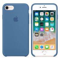 Apple Silicone Backcover Apple iPhone SE (2022 / 2020) / 8 / 7 - Denim Blue
