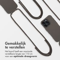 imoshion Color Backcover met afneembaar koord MagSafe Apple iPhone 16 Pro Max - Black Coffee