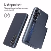 imoshion Backcover met pasjeshouder Samsung Galaxy S25 FE - Donkerblauw