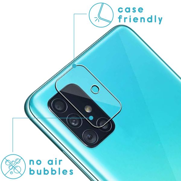 imoshion Screenprotector Folie 3 Pack + Camera Protector Galaxy A51