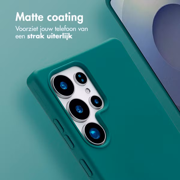 imoshion Color Backcover met afneembaar koord MagSafe Samsung Galaxy S25 Ultra - Donkergroen