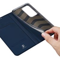 Dux Ducis Slim Softcase Bookcase Oppo Reno 12 Pro - Donkerblauw