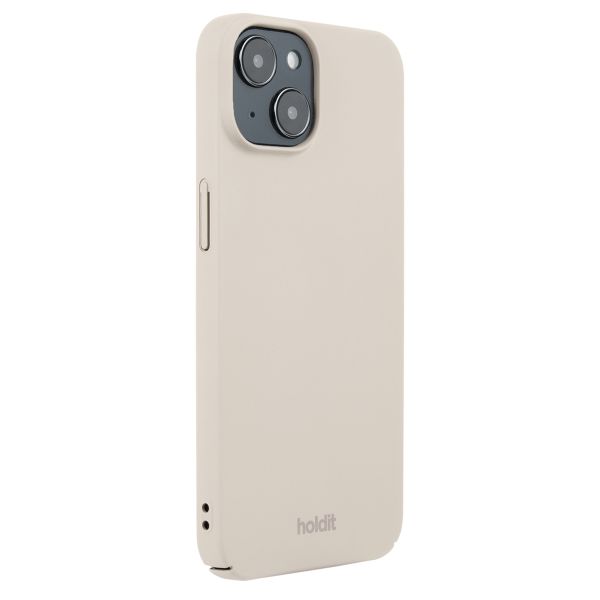 Holdit Slim Case iPhone 15 - Light Beige