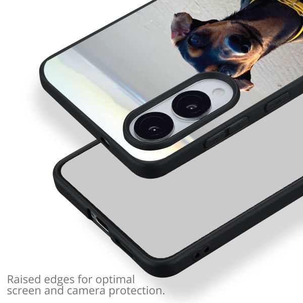 Ontwerp je eigen gel hoesje Samsung Galaxy S25 Edge - Zwart