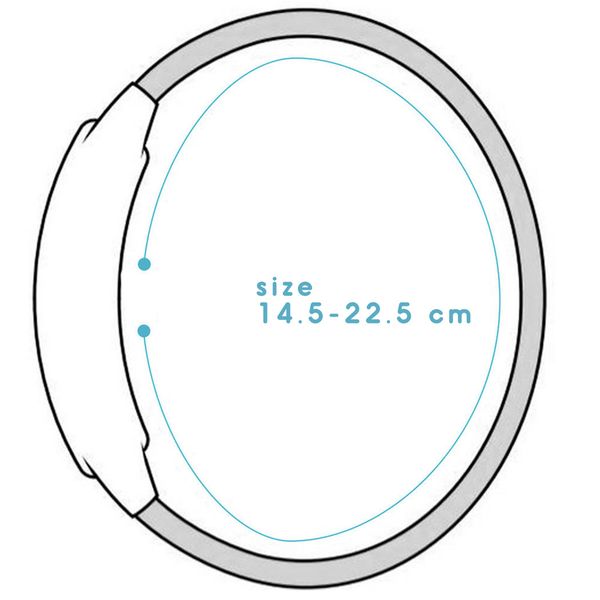 imoshion Milanees magnetisch bandje Fitbit Versa 4/ 3 / Sense (2) - Zwart