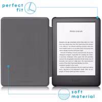 imoshion Slim Hard Case Bookcase Amazon Kindle 10 - Zwart