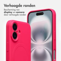 imoshion Color Backcover met MagSafe Apple iPhone 16 - Neon Pink