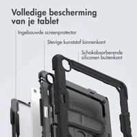 Accezz Rugged Backcover met schouderstrap Apple iPad Air 13 inch (2025) M3 / (2024) M2 - Zwart