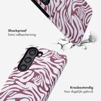 Selencia Vivid Tough Backcover Samsung Galaxy S23 - Trippy Swirl Dark Rose