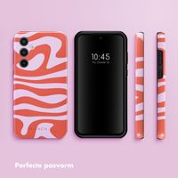 Selencia Vivid Tough Backcover Samsung Galaxy A35 - Dream Swirl Pink