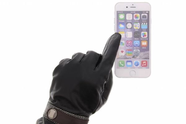 imoshion Echt lederen touchscreen handschoenen - Maat S