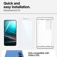 Spigen EliteShield EZ Fit met installatietray - 1 pack Samsung Galaxy S25