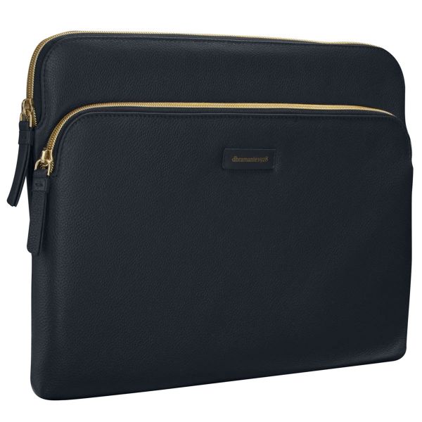 dbramante1928 Paris+ Sleeve - Laptop hoes 14 inch - Echt leer - MacBook Pro 14 inch - Pacific Blue