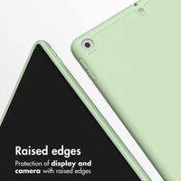Accezz Smart Silicone Bookcase Apple iPad 6 (2018) 9.7 inch / iPad 5 (2017) 9.7 inch - Lichtgroen